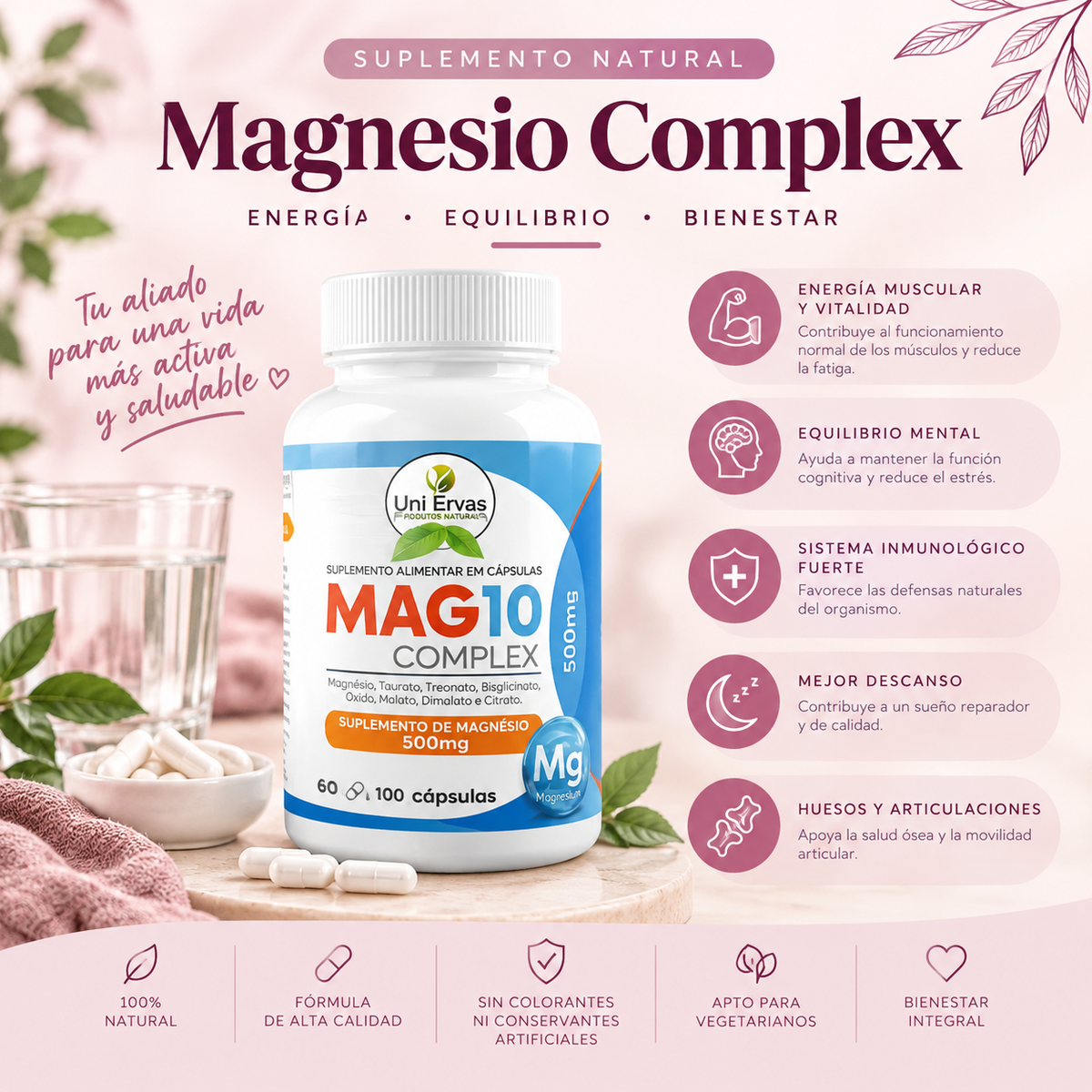 Magnesio Complex Original | Suplemento Mineral