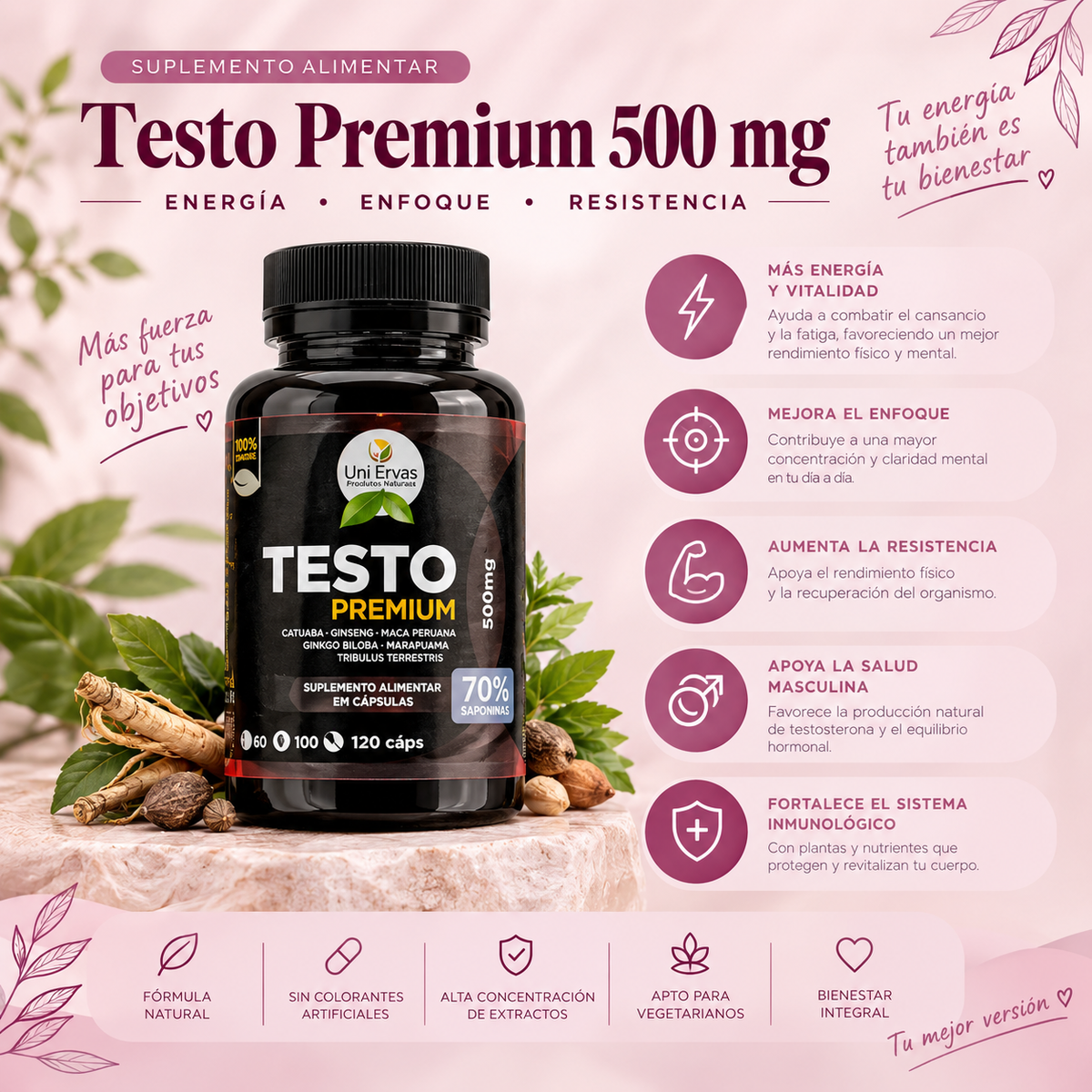 TESTO PREMIUM 500mg 💪